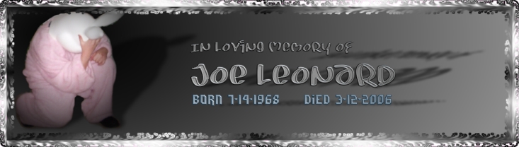 In Memory of Joe Leonard